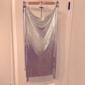 Mash silver mini dress